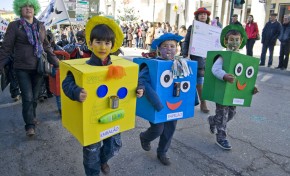 Centenas de crianças coloriram as ruas de Macedo de Cavaleiros