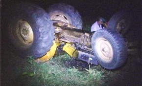 Acidente de tractor torna-se mortal