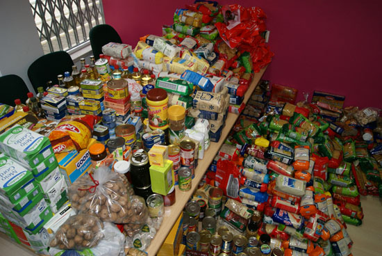 Campanha de Ajuda Solidária da Cáritas angariou 2 toneladas de alimentos