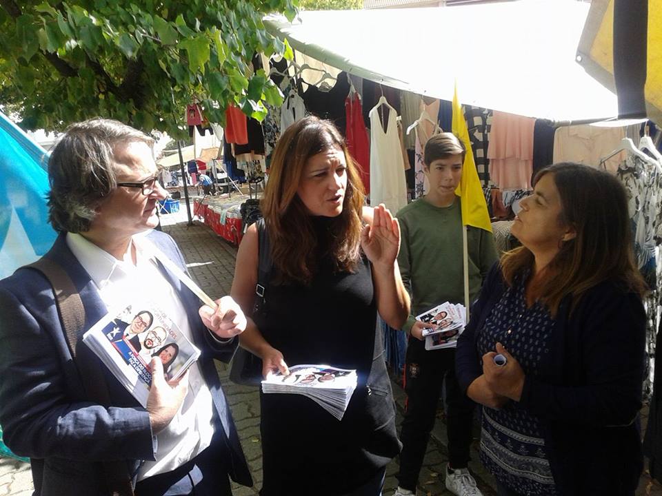 Deputada Europeia Marisa Matias fez uma visita à feira de Macedo