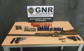 Homem detido por posse ilegal de arma no concelho de Mirandela