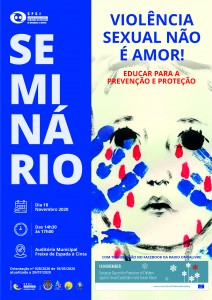 CARTAZ Seminário CPCJ - Violência sexual não é amor!