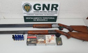 Dois detidos em flagrante por caça com meios proibidos em Mirandela