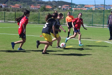 Festa do Futebol Feminino juntos jovens 150 atletas ontem em Macedo de Cavaleiros